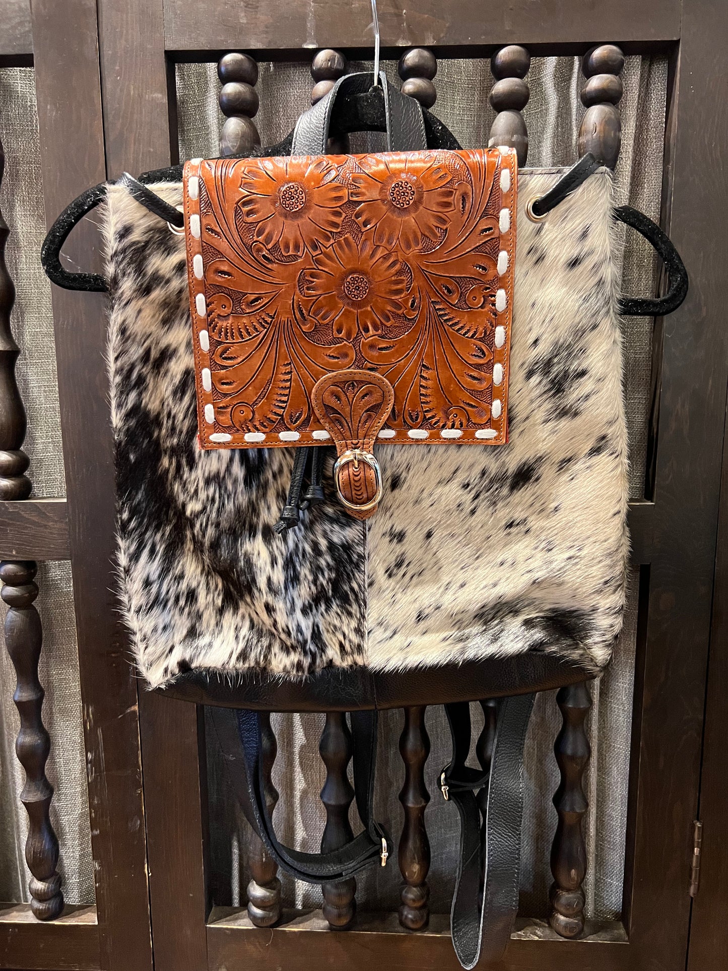 Cowhide Backpack