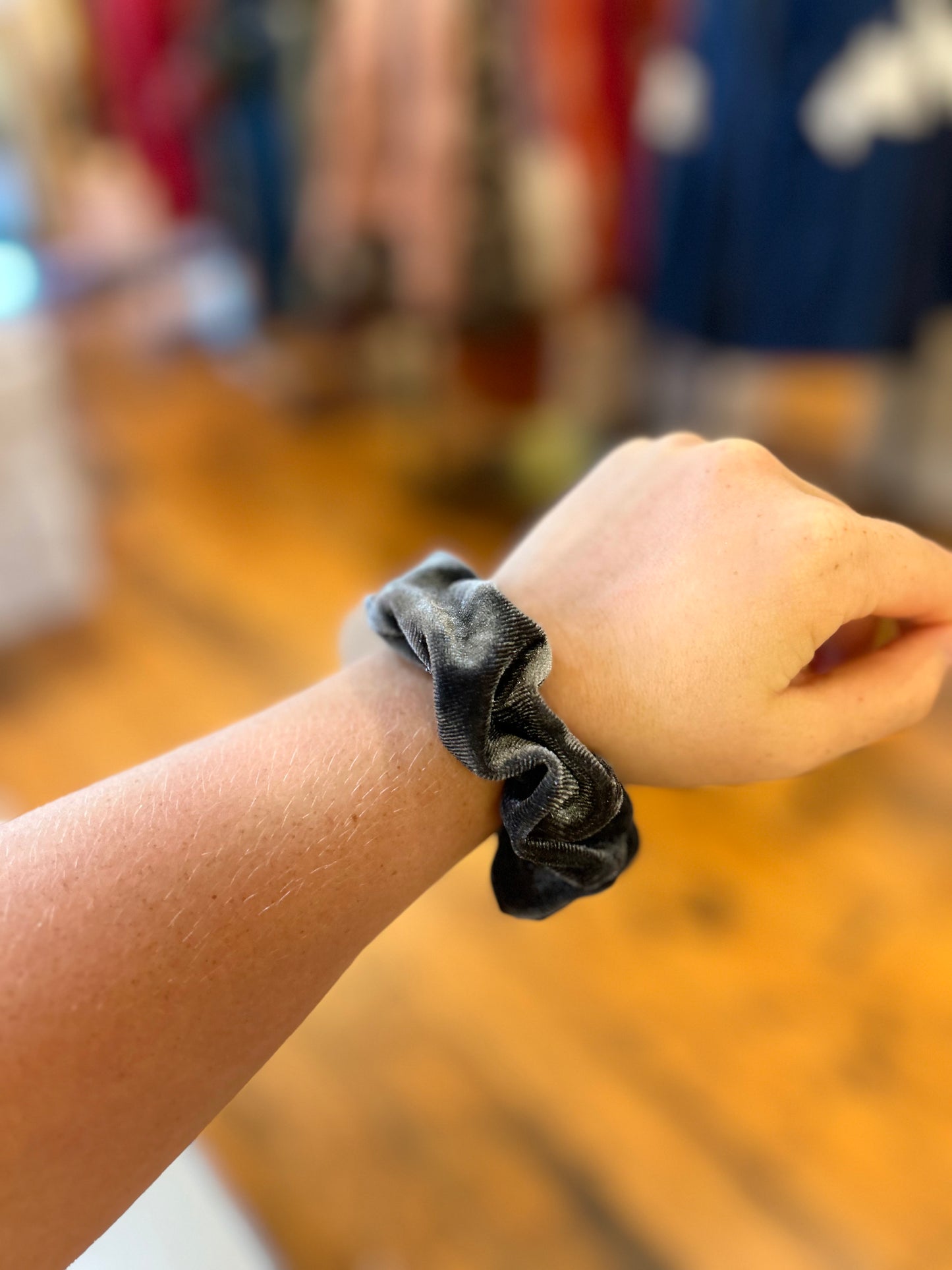 Velvet scrunchies