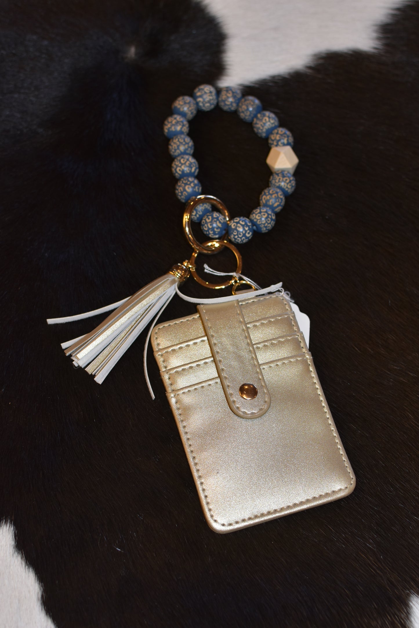 Beaded Key Chain Wallet