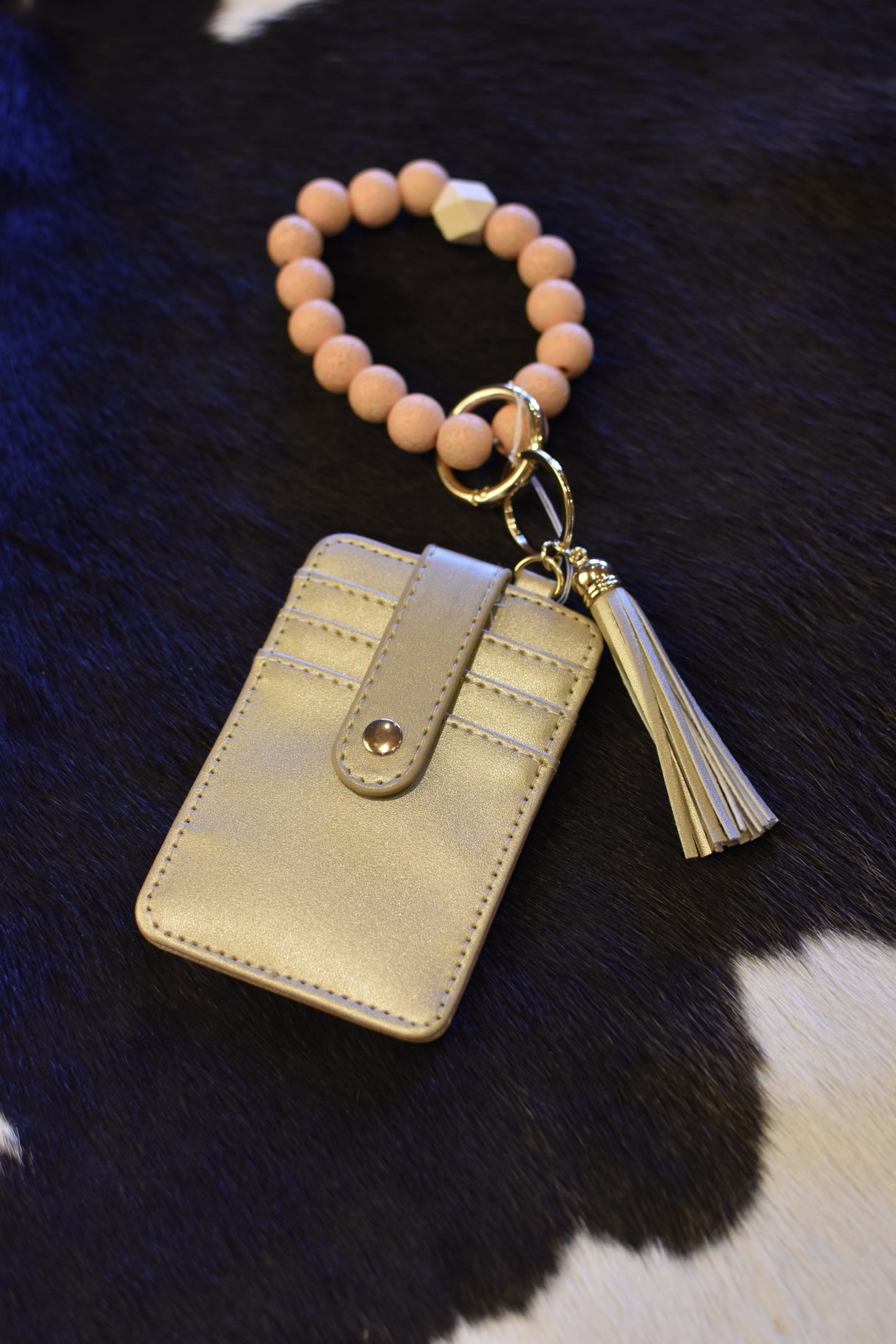 Beaded Key Chain Wallet
