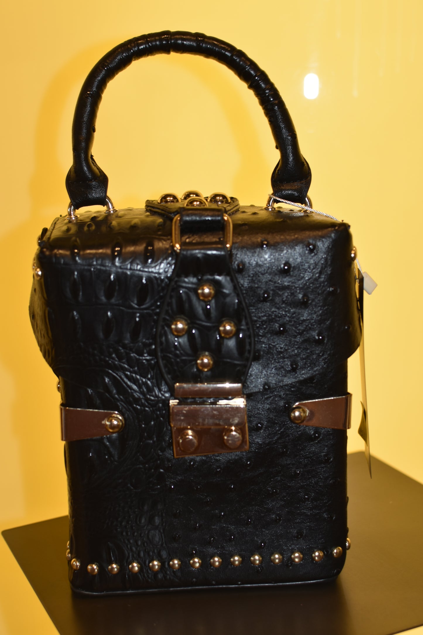 Black Cubed Purse