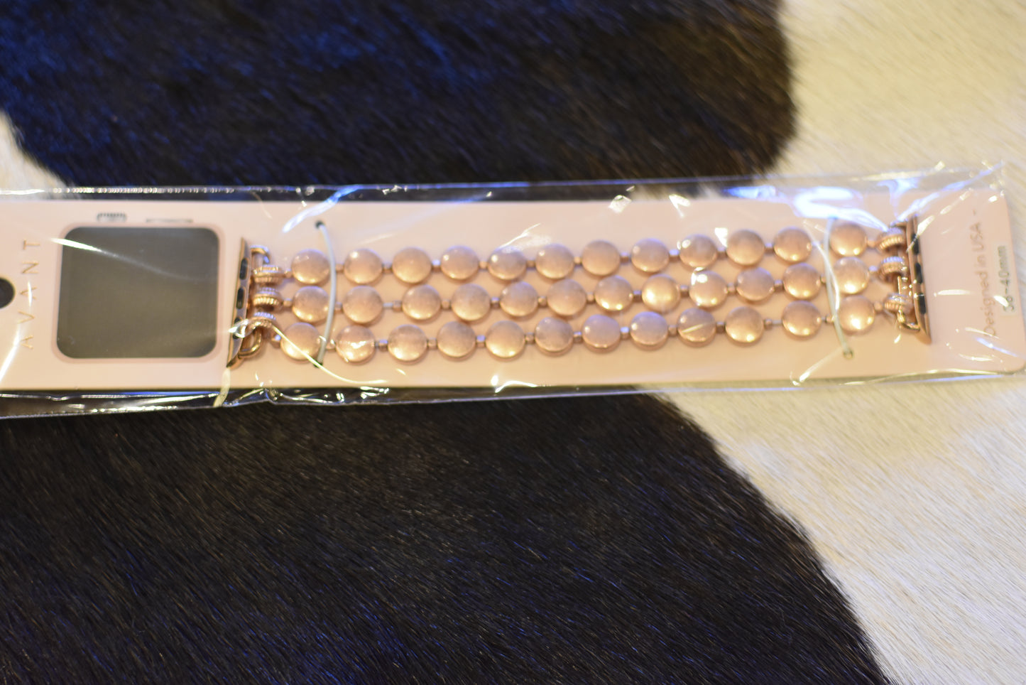 Disk Metal Beads Watch Band