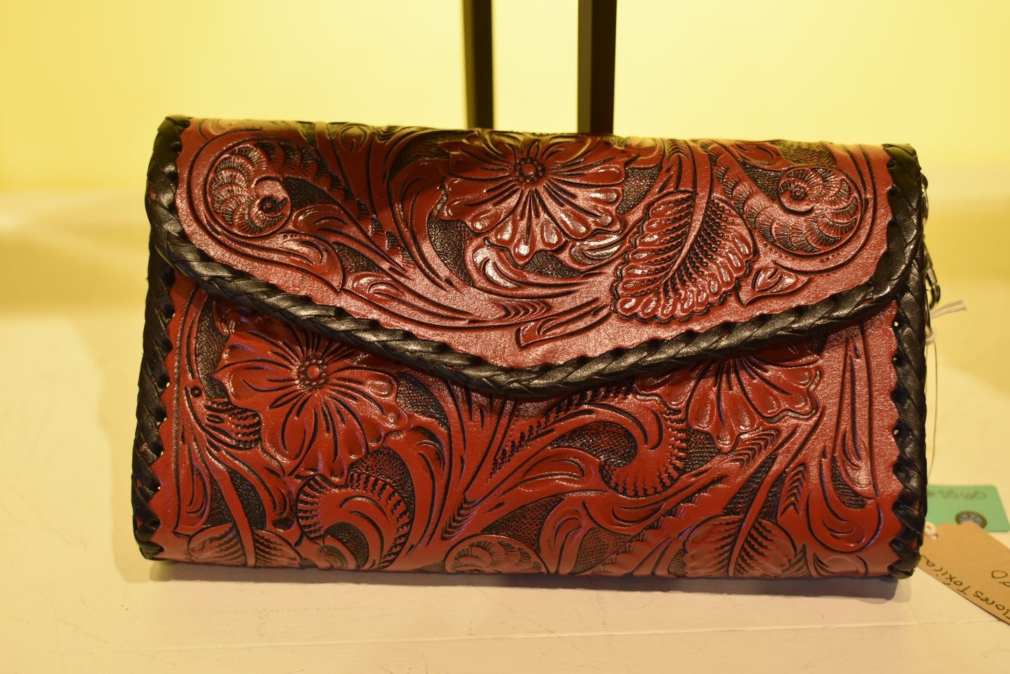 Red & Black Crossbody Wallet