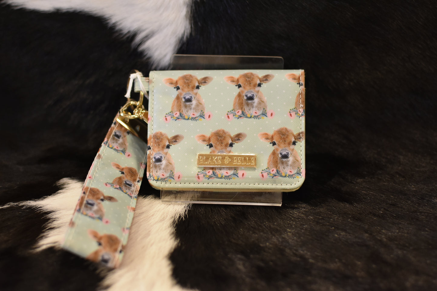 Wallet Key Chains w/ Gold Details