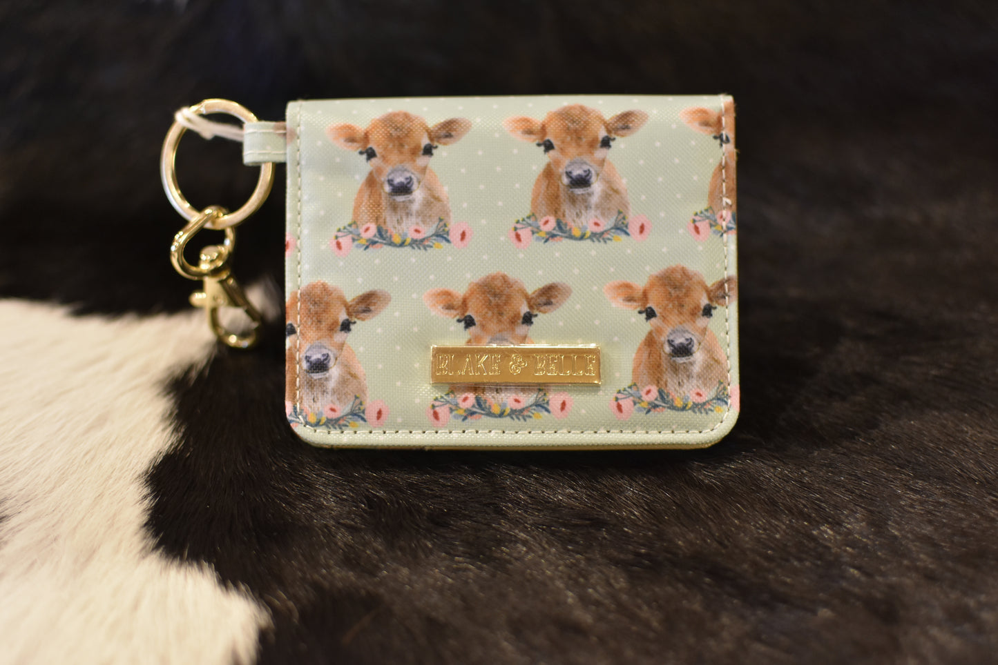 Wallet Key Chains w/ Gold Details