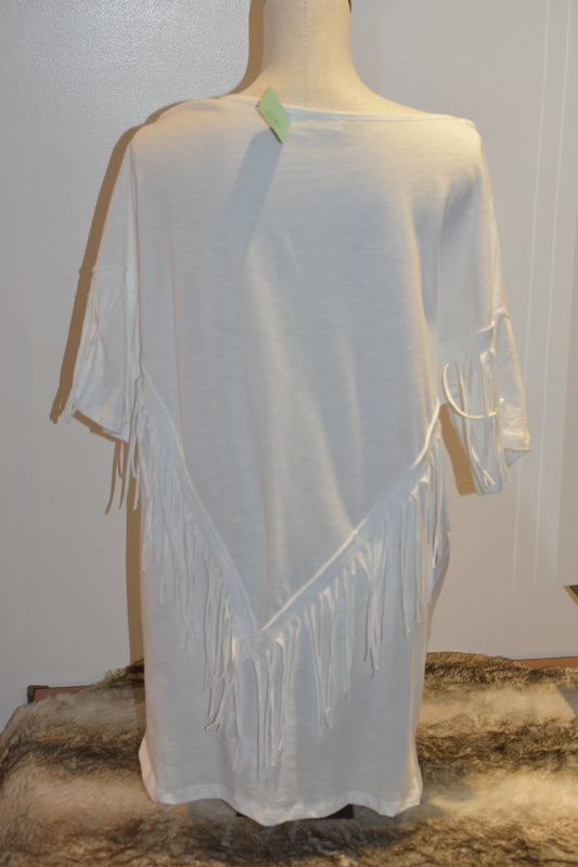 Fringe T Shirt Dress