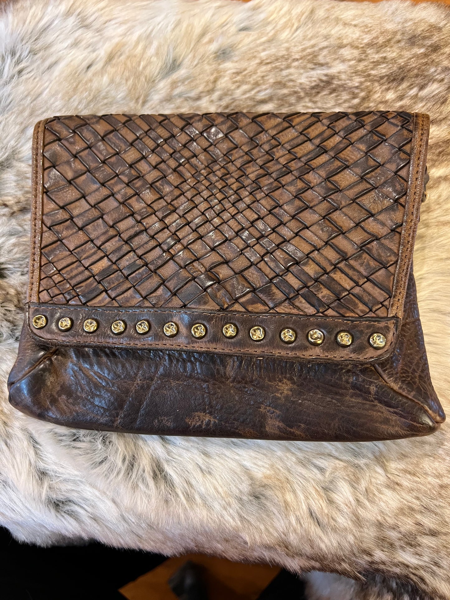 Brown Leather Crossbody