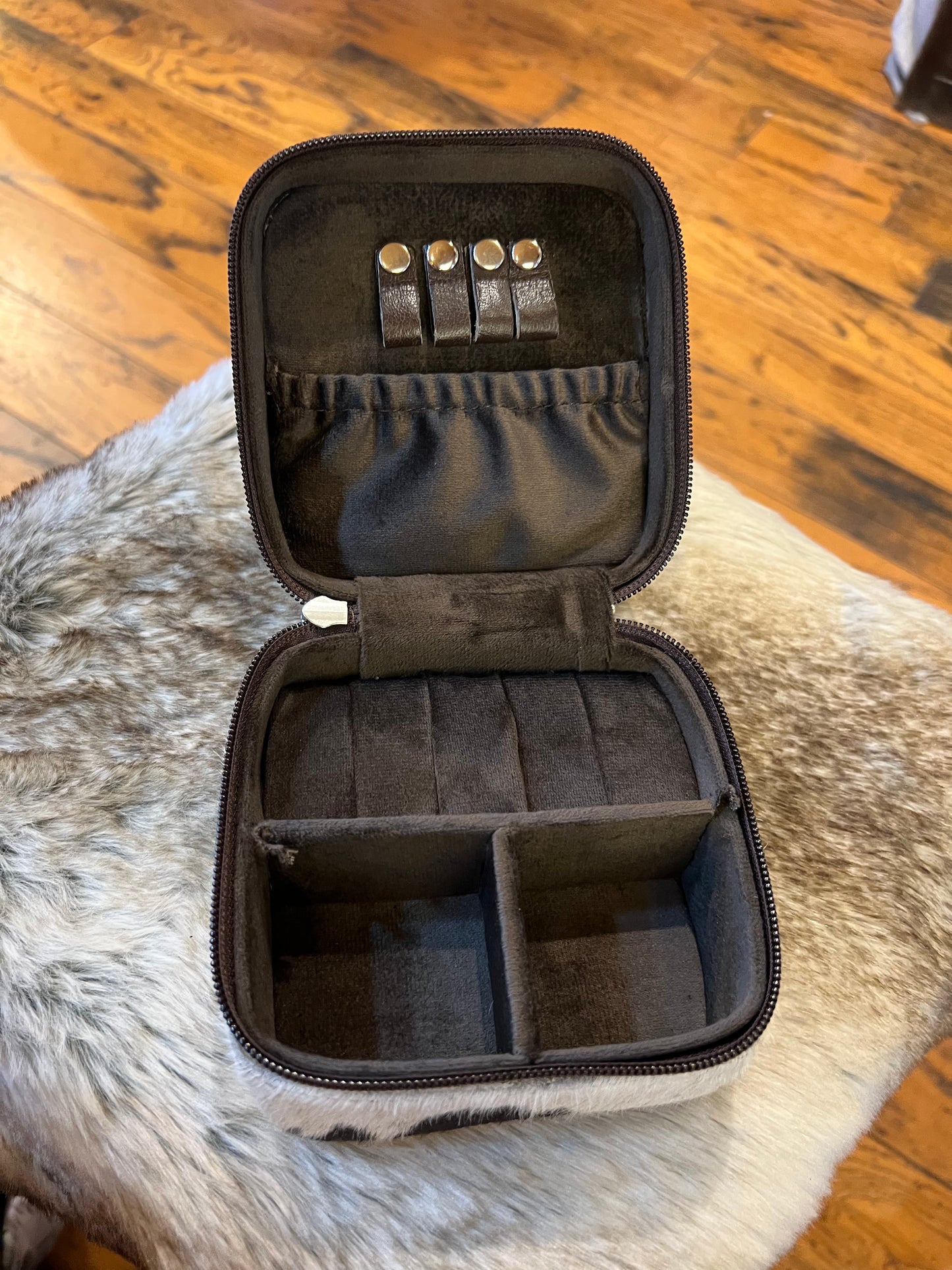 Mini Leather Jewelry Box