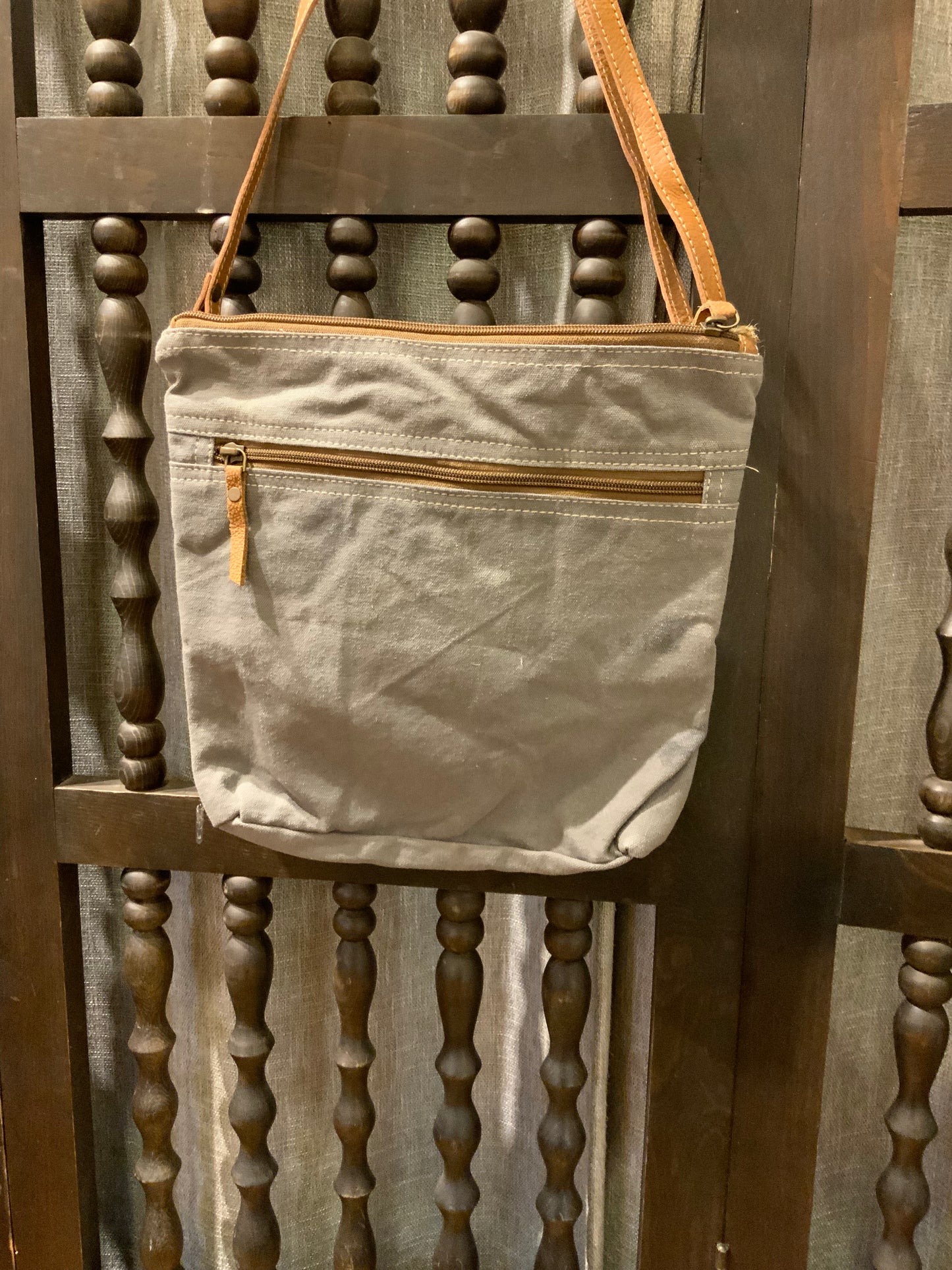 Aztec print crossbody handbag