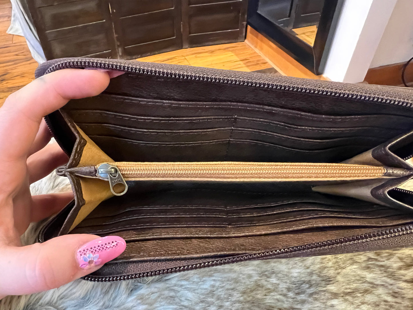 Sunflower Tooling Wallet