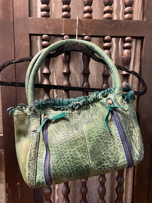 Green Leather Handbag