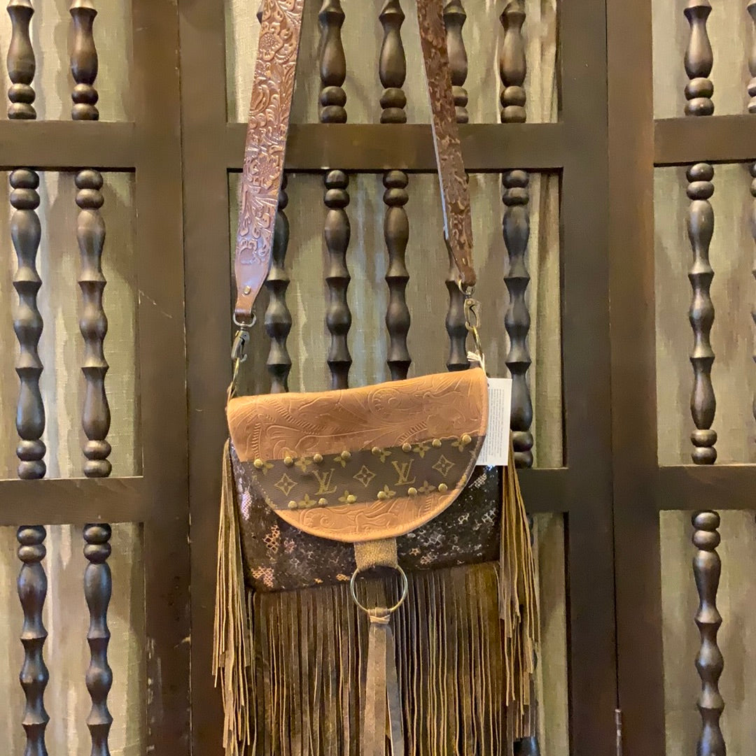 Louie Fringe Shoulder Bag
