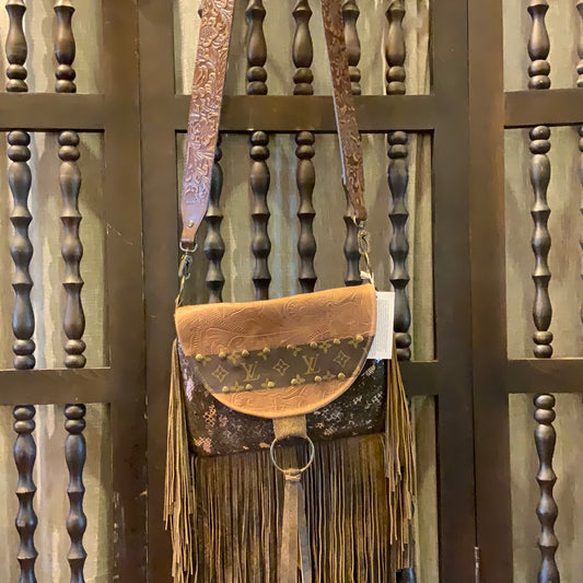 Louie Fringe Shoulder Bag