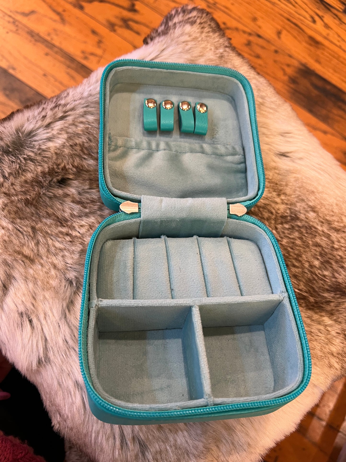 Mini Leather Jewelry Box