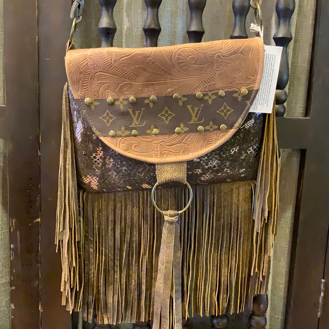 Louie Fringe Shoulder Bag