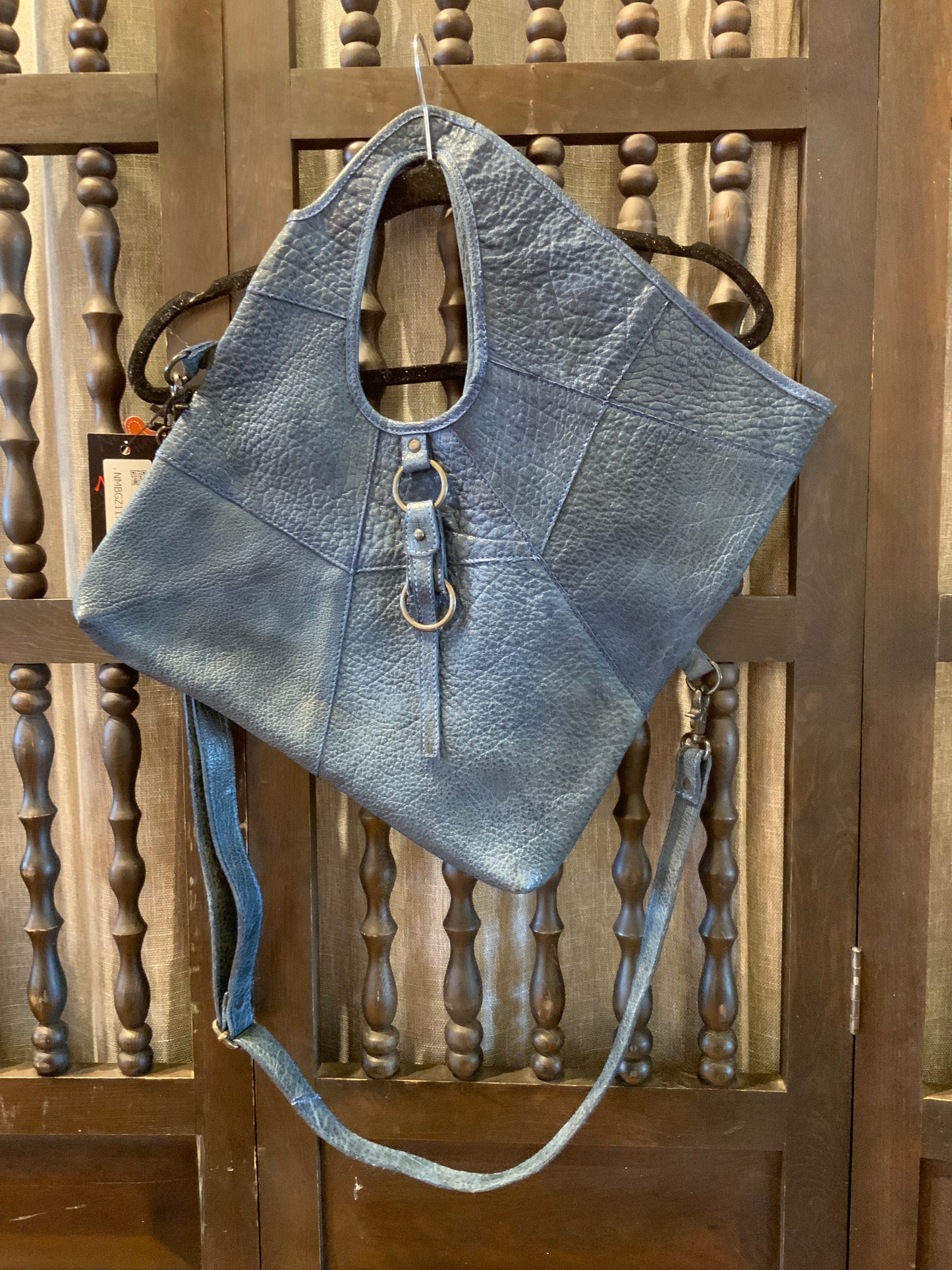 Square Leather Handbag