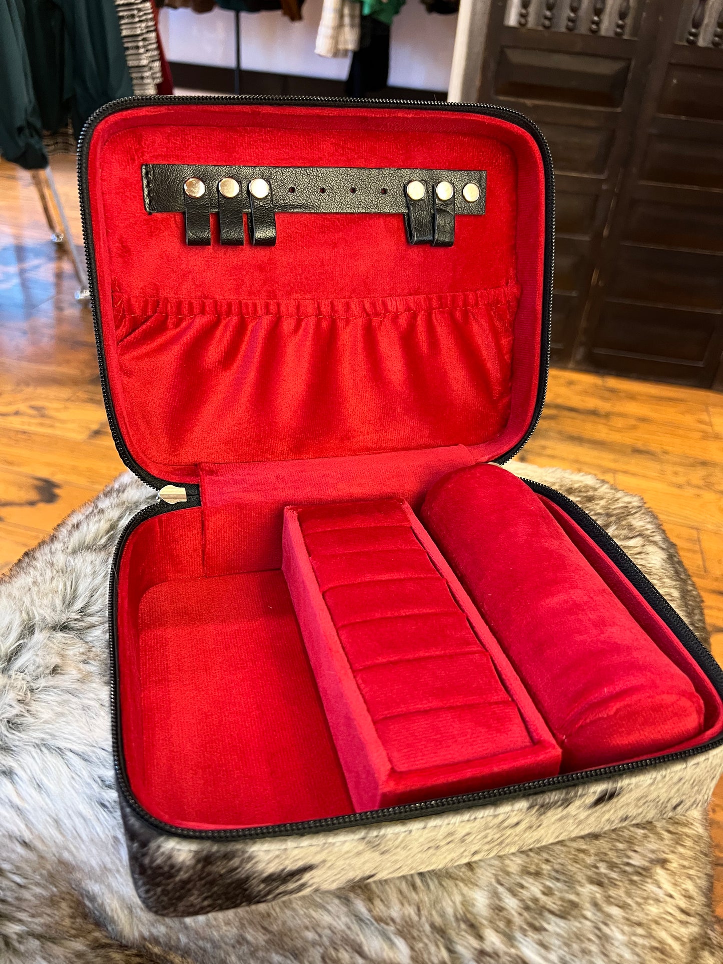 Rectangle Leather Jewelry box