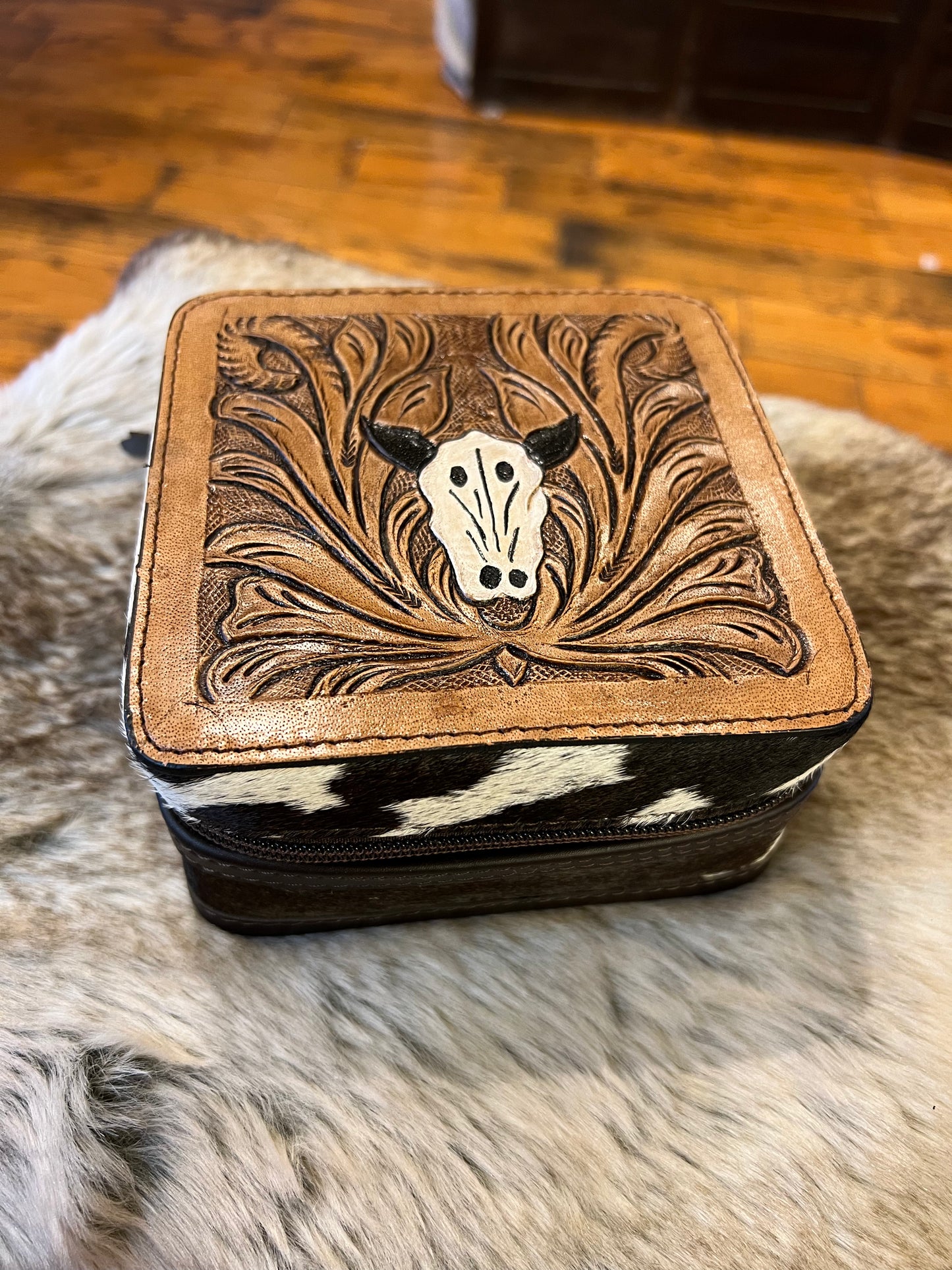 Mini Leather Jewelry Box